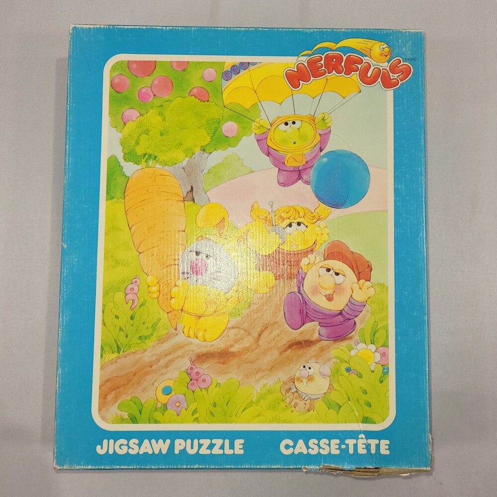 Nerfuls 60 Piece Vintage 1985 Jigsaw Puzzle by Parker Brothers